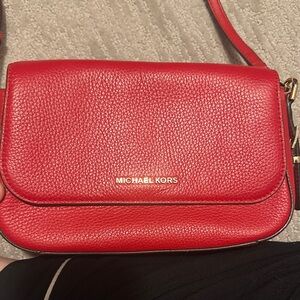 Michael Kors Vibrant Red Crossbody Bag